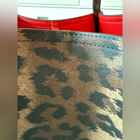 Christian Louboutin Studded Leopard Cabarock Tote- Perfect! Never been used! - Picture 5 of 12
